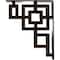 Ekena Millwork Eris Wrought Iron Bracket, (Triple center brace), Antiqued Bronze 2"W x 10"D x 12"H BKTM02X10X12TERABZ - alternate 7